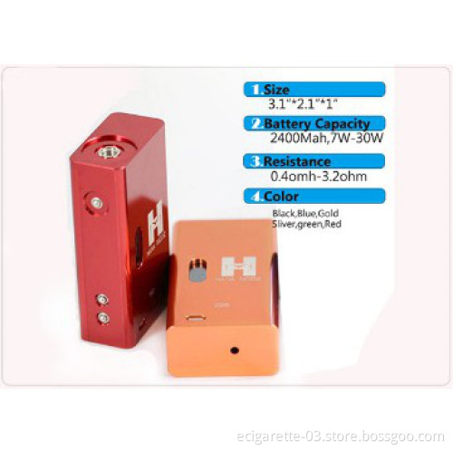 2014 China new coming mod hana dna 30 box mod clone with high quality